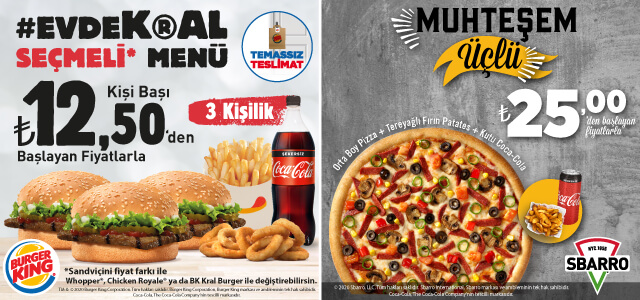 Burger King Menu Fiyat Listesi Ve Kampanyalar